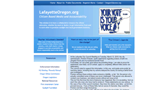 Desktop Screenshot of lafayetteoregon.org